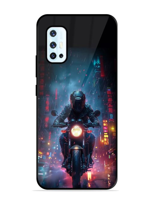 Neon Nights Glossy Soft Edge Case for Vivo V17 Chachhi