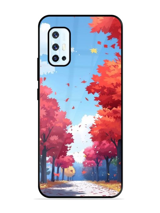 Autumn'S Embrace Glossy Soft Edge Case for Vivo V17 Chachhi