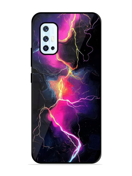 Electric Dreams Glossy Soft Edge Case for Vivo V17 Chachhi