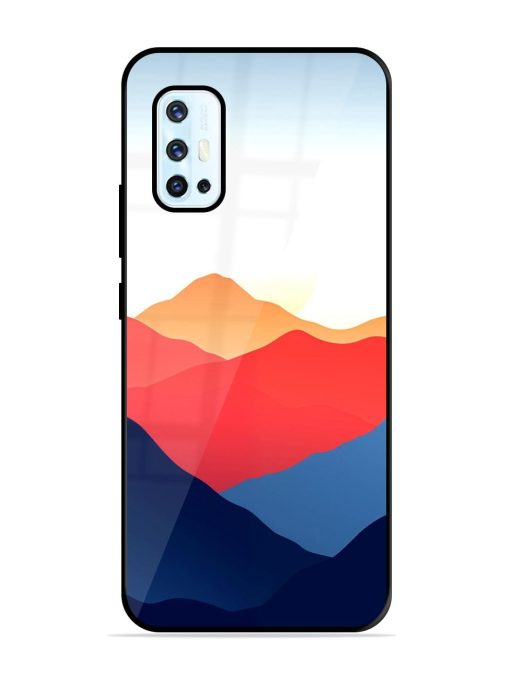 Sunset Peaks Glossy Soft Edge Case for Vivo V17