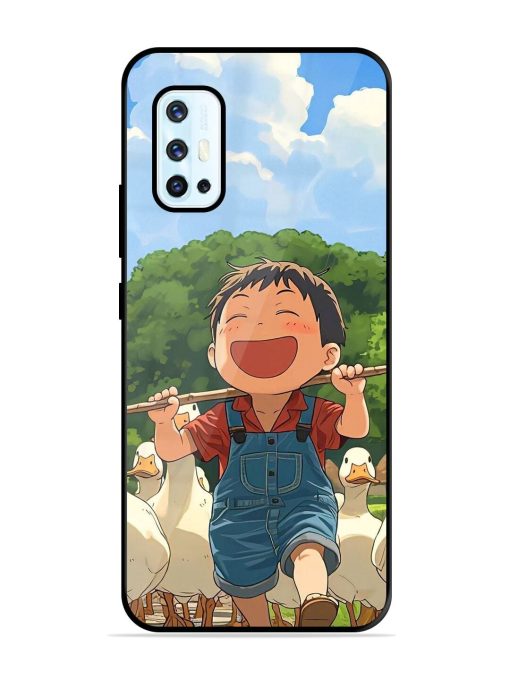 Duck Parade Glossy Soft Edge Case for Vivo V17 Chachhi