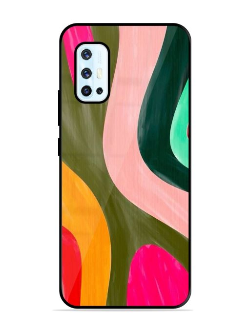 Wavy Wonder Glossy Soft Edge Case for Vivo V17 Chachhi