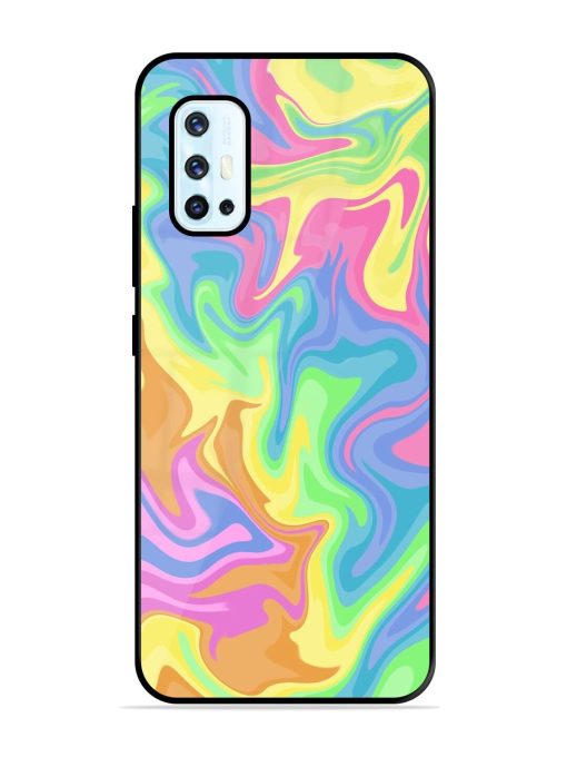 Whimsical Swirl Glossy Soft Edge Case for Vivo V17 Chachhi