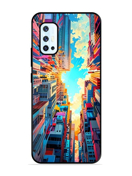 Skyward City Glossy Soft Edge Case for Vivo V17 Chachhi