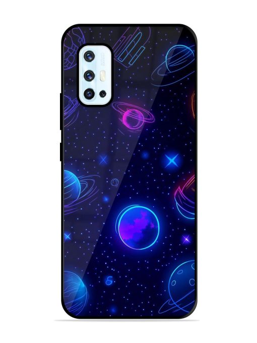 Neon Cosmos Glossy Soft Edge Case for Vivo V17 Chachhi