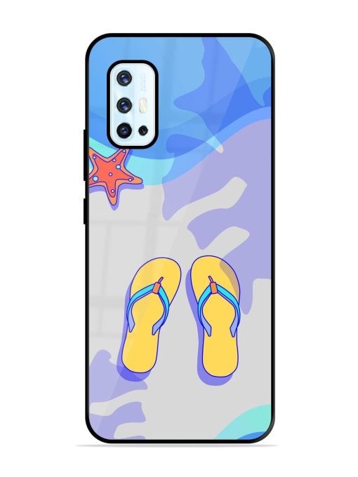 Sandy Toes And Salty Seas Glossy Soft Edge Case for Vivo V17 Chachhi