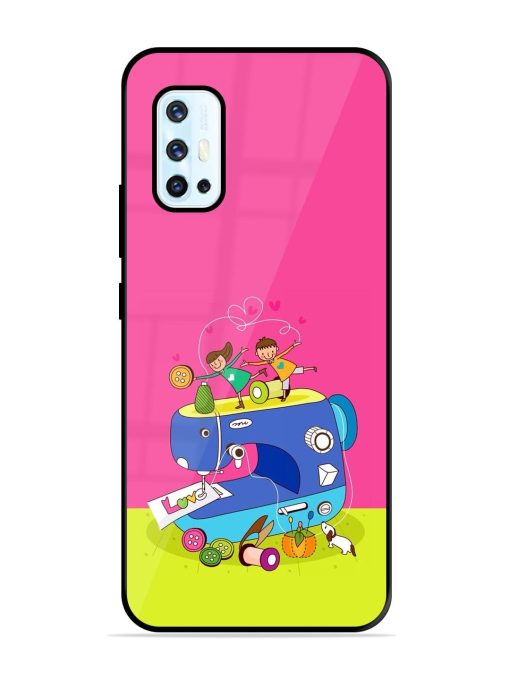 Sew Cute Glossy Soft Edge Case for Vivo V17 Chachhi