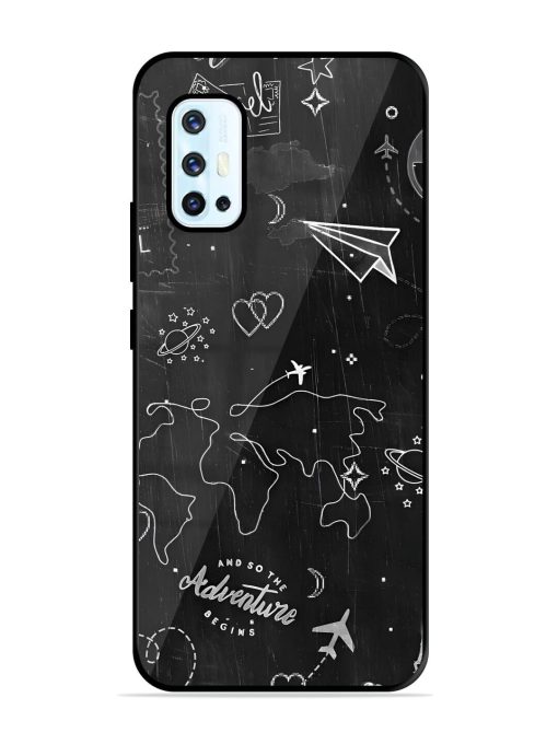 Wanderlust Sketchbook Glossy Soft Edge Case for Vivo V17 Chachhi