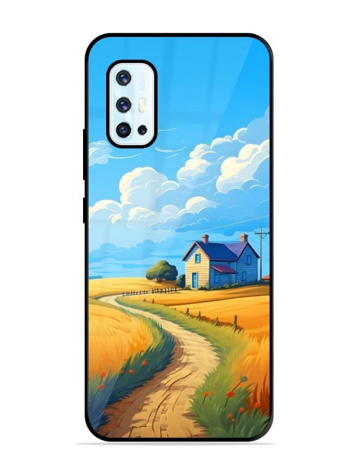 Countryside Cottage Glossy Soft Edge Case for Vivo V17 Chachhi