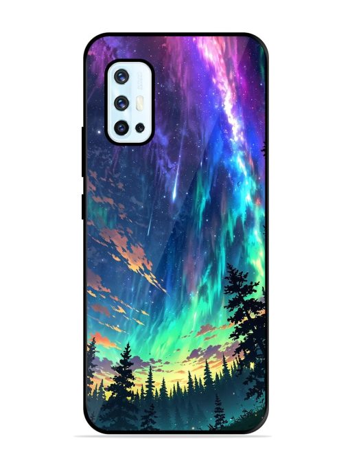 Cosmic Canvas Glossy Soft Edge Case for Vivo V17 Chachhi