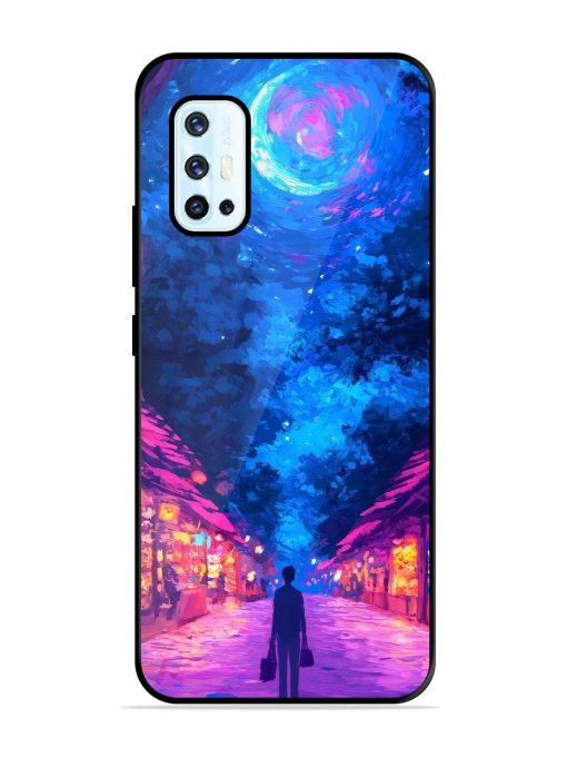 Neon Nightscape Glossy Soft Edge Case for Vivo V17