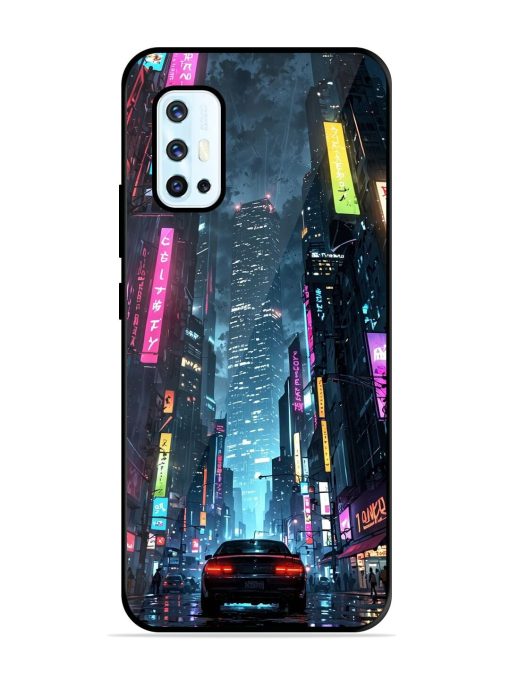 Neon Nightscape Glossy Soft Edge Case for Vivo V17 Chachhi