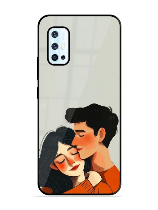 Craft Couples Glossy Soft Edge Case for Vivo V17 Chachhi