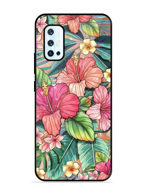 Tropical Tapestry Glossy Soft Edge Case for Vivo V17 Chachhi