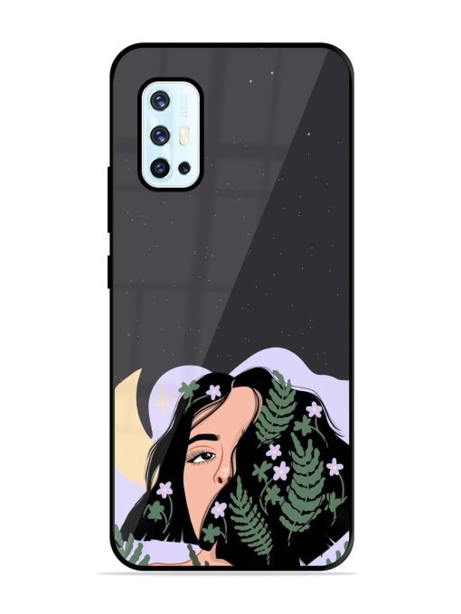 Lunar Lullaby Glossy Soft Edge Case for Vivo V17 Chachhi