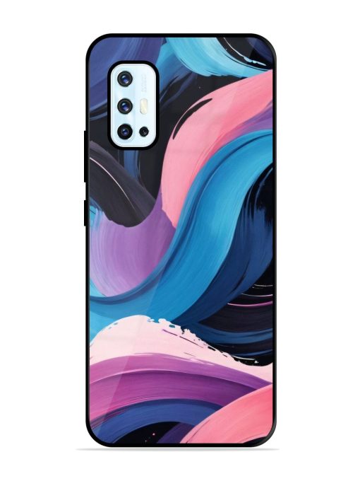 Whimsical Waves Glossy Soft Edge Case for Vivo V17 Chachhi