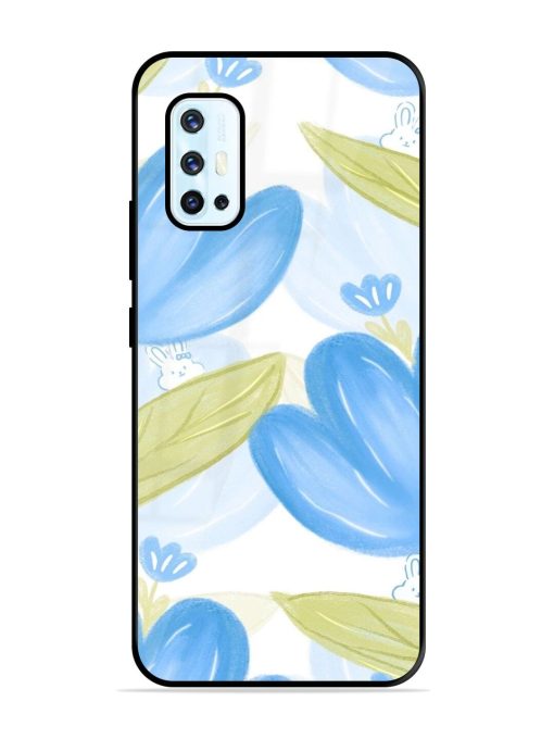 Bunny'S Blue Garden Glossy Soft Edge Case for Vivo V17 Chachhi