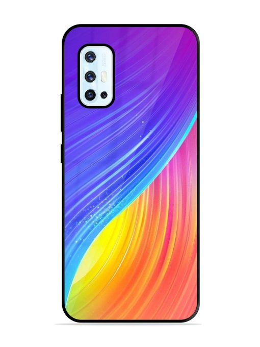 Neon Swirl Glossy Soft Edge Case for Vivo V17