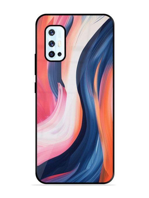 Whirling Hues Glossy Soft Edge Case for Vivo V17 Chachhi