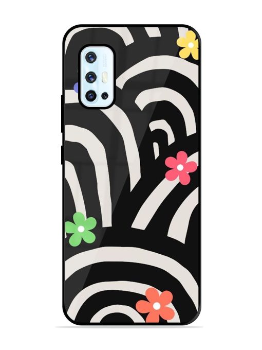 Rainbow Arcs Glossy Soft Edge Case for Vivo V17 Chachhi