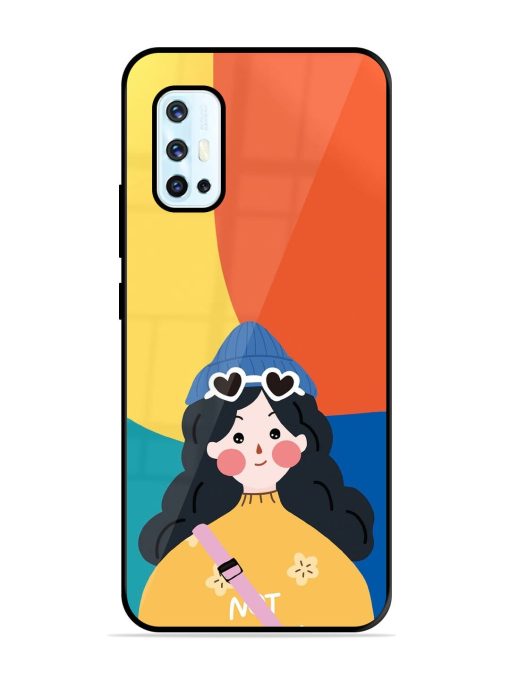 Colorful Vibes Glossy Soft Edge Case for Vivo V17 Chachhi