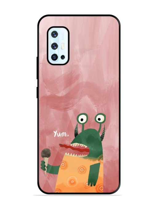 Hungry Monster Glossy Soft Edge Case for Vivo V17 Chachhi