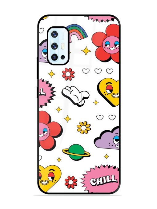 Whimsical Wonderland Glossy Soft Edge Case for Vivo V17 Chachhi