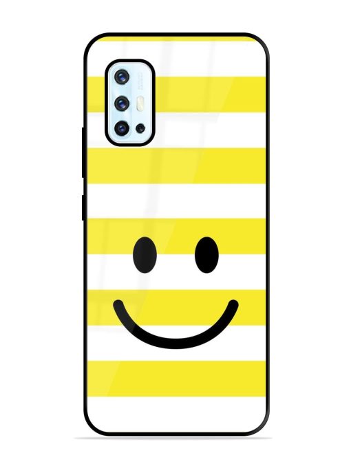 Smiling Stripes Glossy Soft Edge Case for Vivo V17 Chachhi