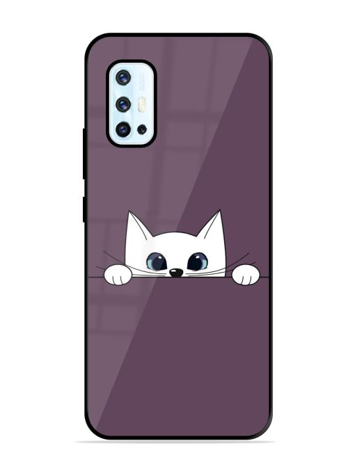 Peek-A-Boo Kitty Glossy Soft Edge Case for Vivo V17 Chachhi