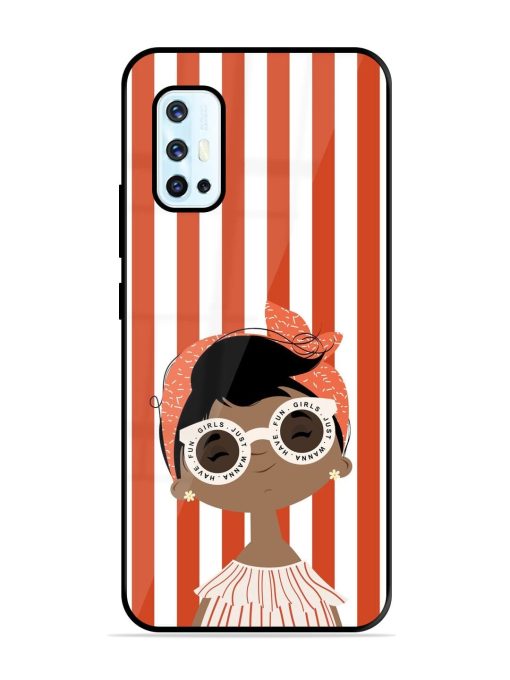 Girls Just Wanna Have Fun Glossy Soft Edge Case for Vivo V17 Chachhi