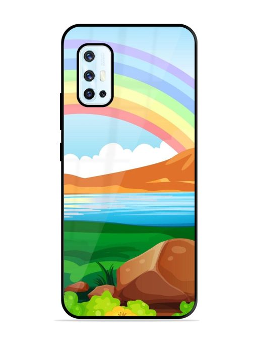 Rainbow Over The Lake Glossy Soft Edge Case for Vivo V17 Chachhi