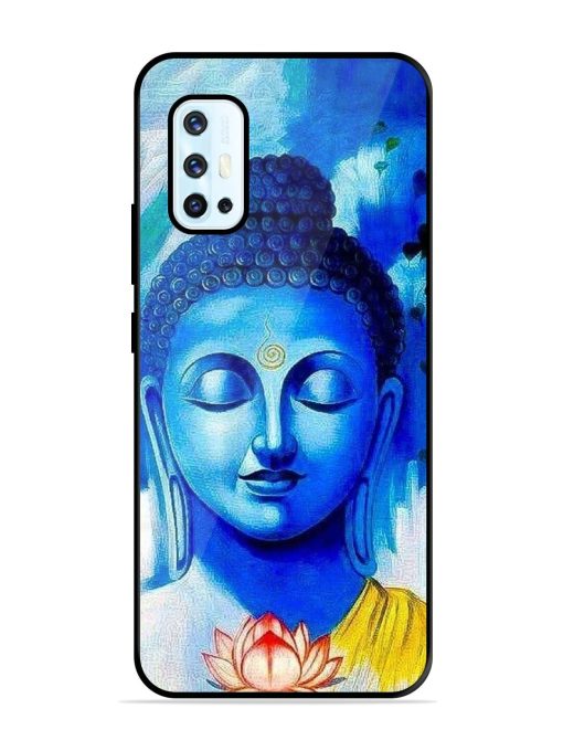 Serene Buddha With Lotus Glossy Soft Edge Case for Vivo V17 Chachhi