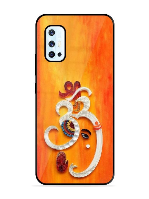 Ganesha In Quilling Art Glossy Soft Edge Case for Vivo V17 Chachhi