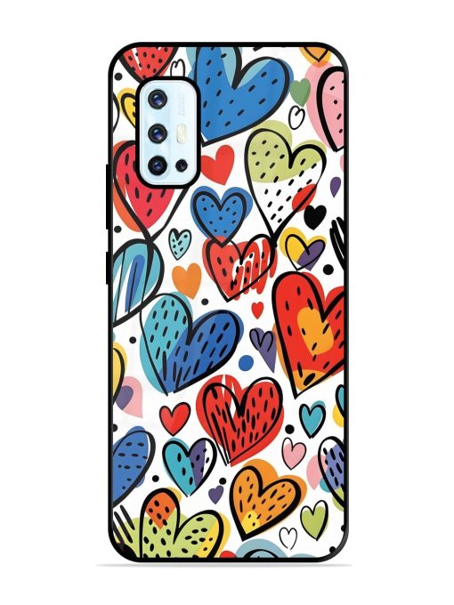 Heartfelt Harmony Glossy Soft Edge Case for Vivo V17 Chachhi