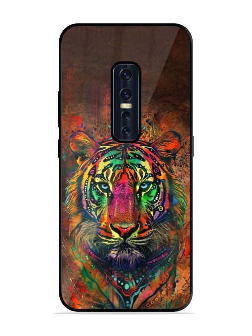 Cosmic Tiger Glossy Soft Edge Case for Vivo V17 Pro Chachhi