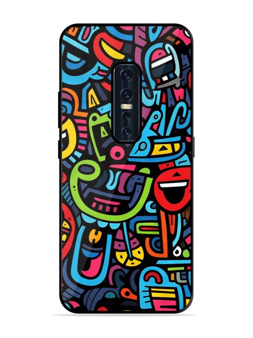 Doodlephoria Glossy Soft Edge Case for Vivo V17 Pro Chachhi