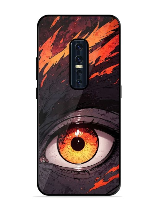 Inferno Gaze Glossy Soft Edge Case for Vivo V17 Pro Chachhi