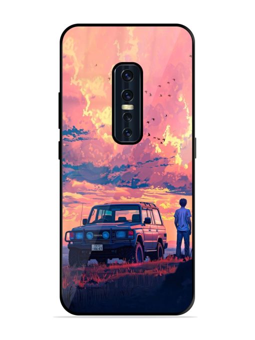 Solitude'S Horizon Glossy Soft Edge Case for Vivo V17 Pro Chachhi