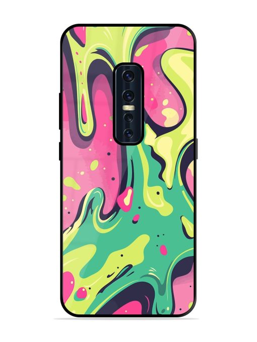 Gooey Grooves Glossy Soft Edge Case for Vivo V17 Pro Chachhi