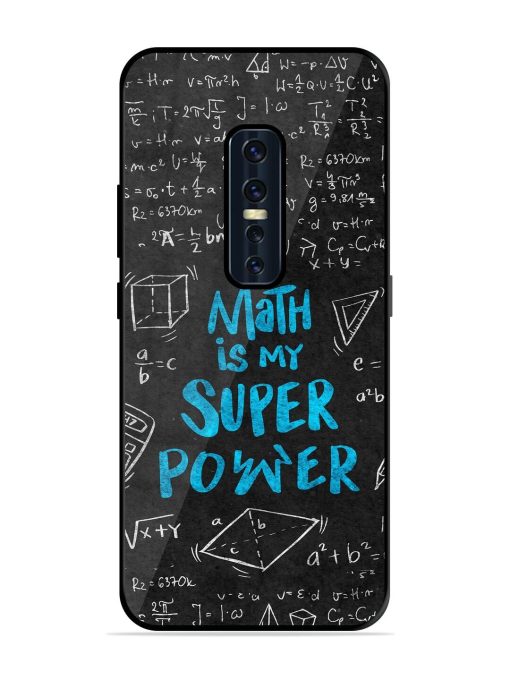 Math Magic Glossy Soft Edge Case for Vivo V17 Pro Chachhi