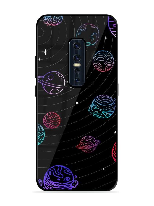 Cosmic Ballet Glossy Soft Edge Case for Vivo V17 Pro Chachhi