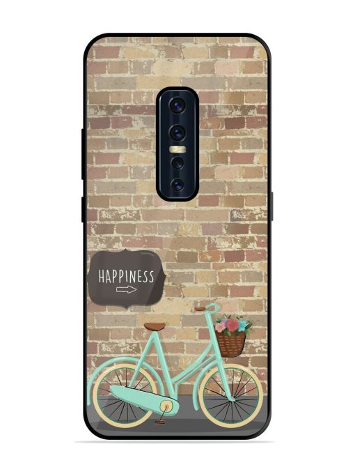 Pedaling Towards Happiness Glossy Soft Edge Case for Vivo V17 Pro Chachhi