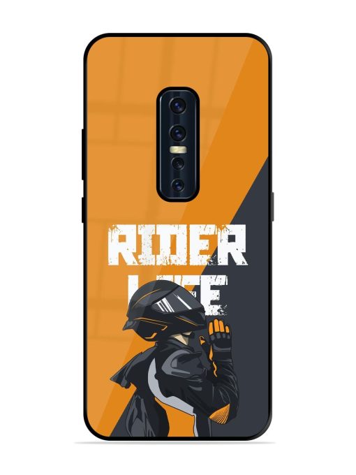 Ride Never Ends Glossy Soft Edge Case for Vivo V17 Pro Chachhi