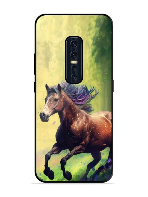 Enchanted Gallop Glossy Soft Edge Case for Vivo V17 Pro Chachhi