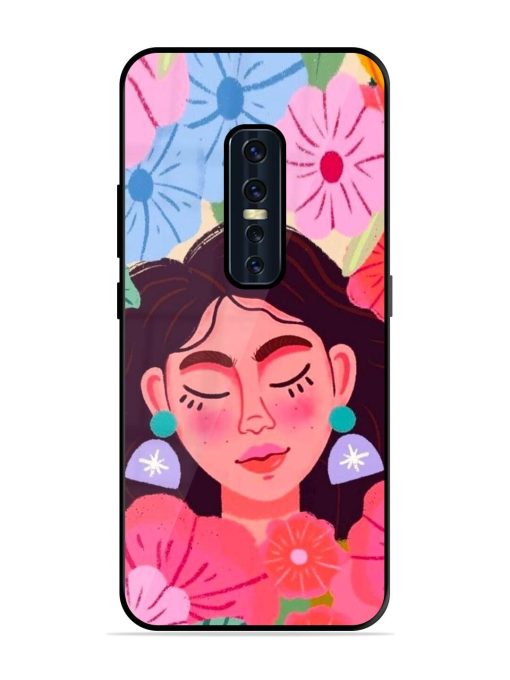 Blooming Serenity Glossy Soft Edge Case for Vivo V17 Pro Chachhi