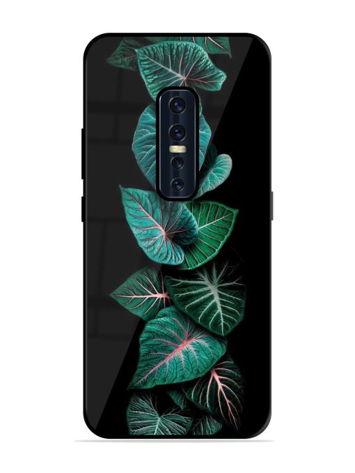 Emerald Elegance Glossy Soft Edge Case for Vivo V17 Pro Chachhi