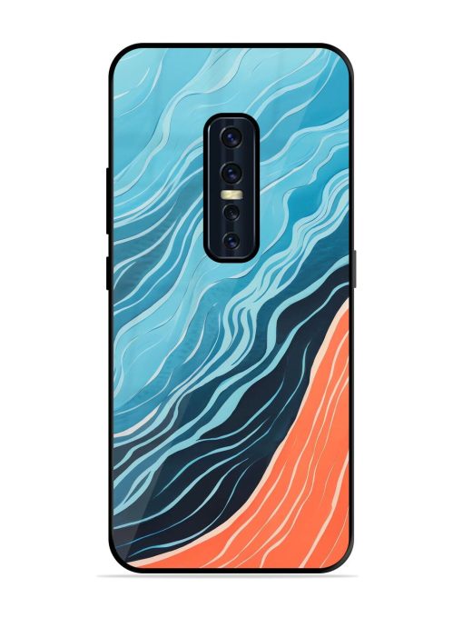 Oceanic Divide Glossy Soft Edge Case for Vivo V17 Pro Chachhi