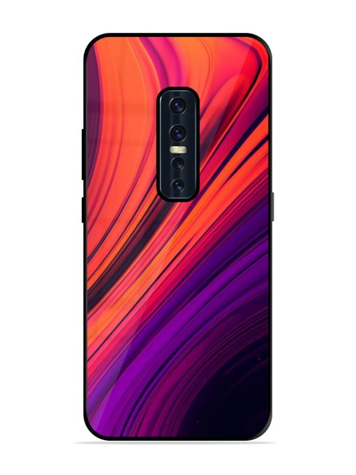 Crimson Curls Glossy Soft Edge Case for Vivo V17 Pro Chachhi