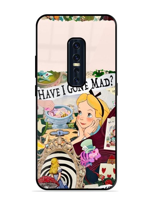 Mad Hatter'S Collage Glossy Soft Edge Case for Vivo V17 Pro Chachhi