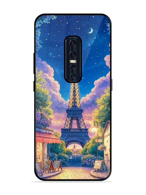 Twilight In Paris Glossy Soft Edge Case for Vivo V17 Pro Chachhi